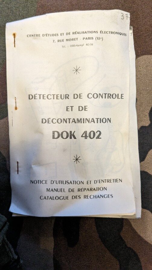 DOK 402 détecteur de contrôle et de décontamination NEUF de STOCK