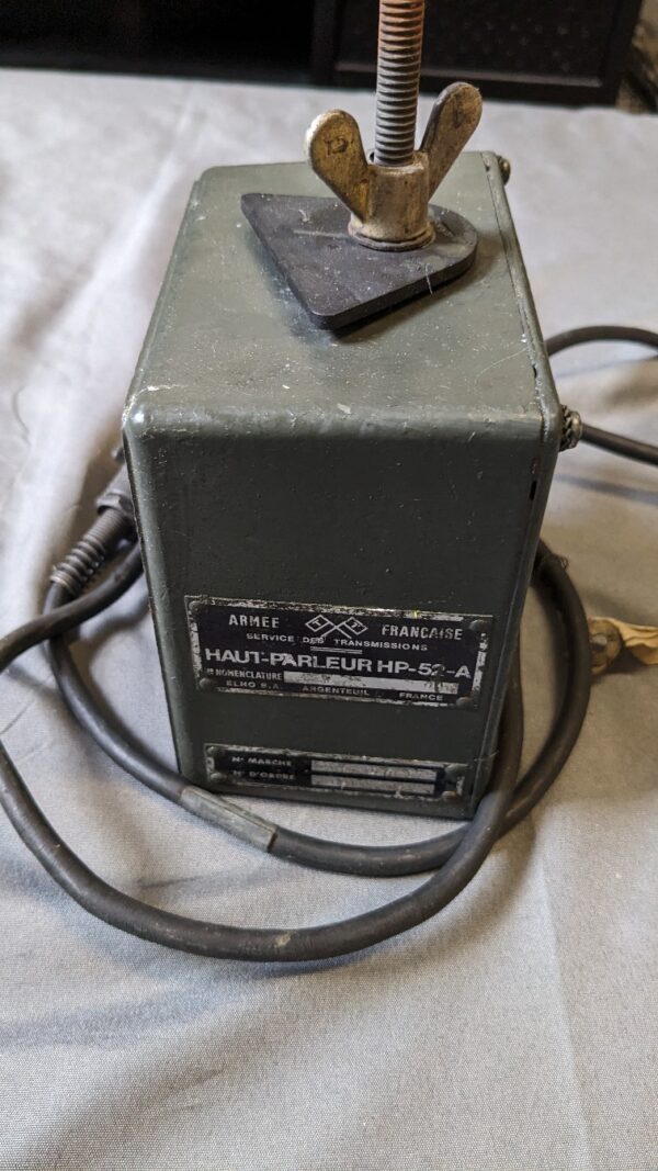 Haut-parleur HP-52 radio militaire