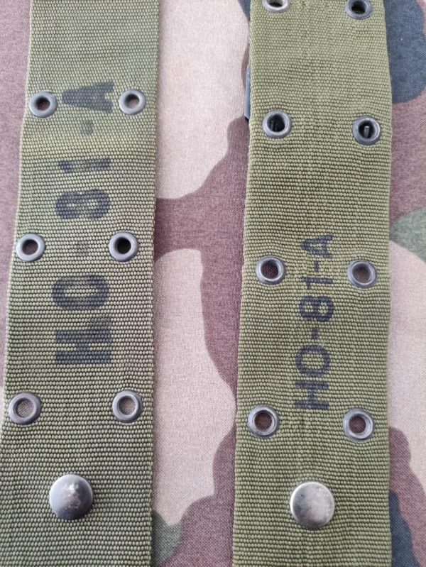 Ceinturon ceinture Famas kaki Armée Française neuf vert V.A. militaire HO-81-A