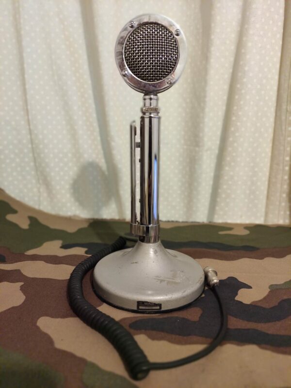 Microphone ASTATIC D-104, support_T-UG8, Lollipop chromé, CB radio amateur