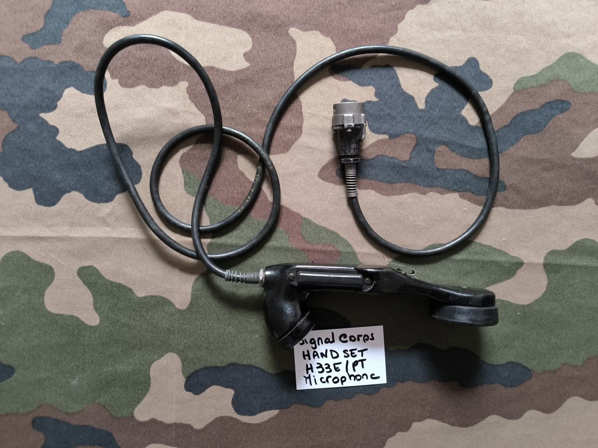 Handset Signal corps H33E/PT - Microphone