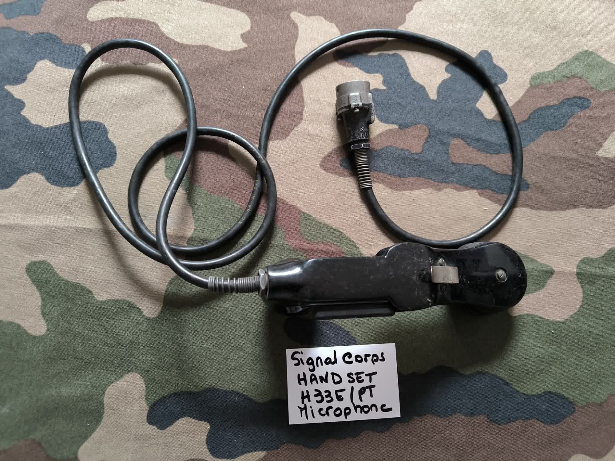 Handset Signal corps H33E/PT - Microphone