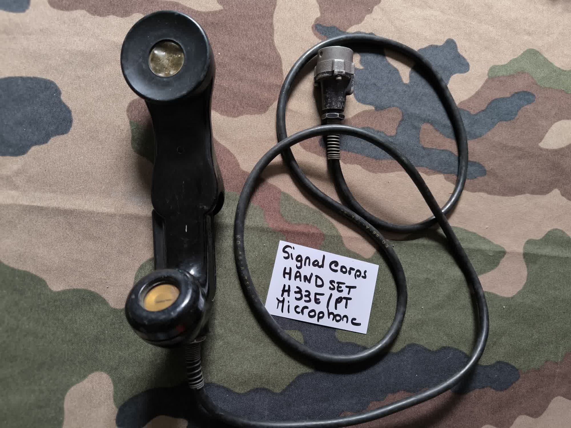 Handset Signal corps H33E/PT - Microphone